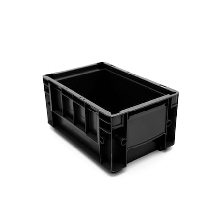 LAR PLASTICS Box Tote, 11-3/5" X 15-1/2" X 11"H, Recyclable, Sustainable Plastic, Blue BOX R-KLT 4329